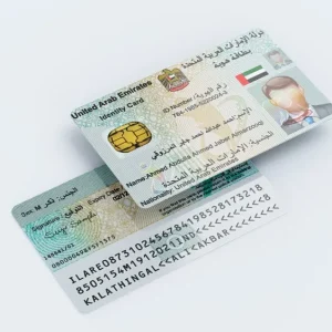 فایل لایه باز آیدی کارت امارات (Emirates ID Card)
