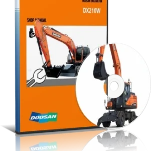 کاتالوگ راهنما (شاپ منوال) بیل مکانیکی دوسان مدل DOOSAN DX210W