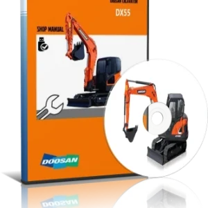 کاتالوگ راهنما (شاپ منوال) بیل مکانیکی دوسان مدل DOOSAN DX55