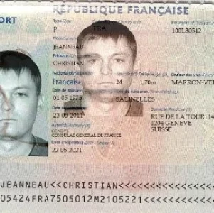 فایل لایه باز پاسپورت فرانسه (France Passport)