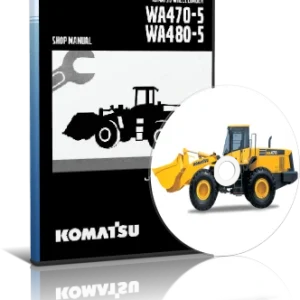 کاتالوگ تعمیرات لودر کوماتسو مدل WA470-5 و WA480-5